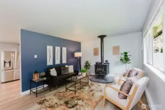 Wood stove to keep you warm!