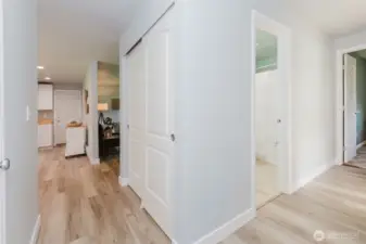 Bathroom to the right