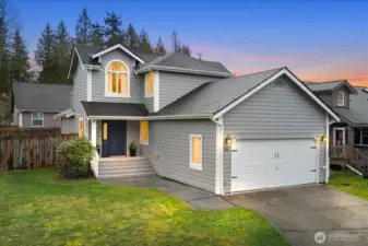 Corner lot of Glen Acres community. Home faces west