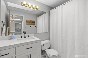 Full bathroom upstairs