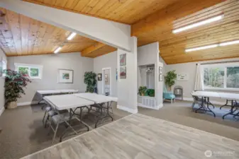 Upper Level in the clubhouse