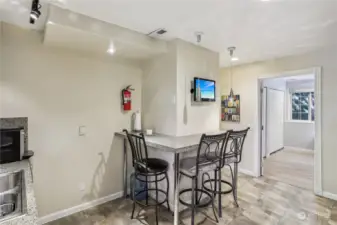 Downstairs formal dining room.