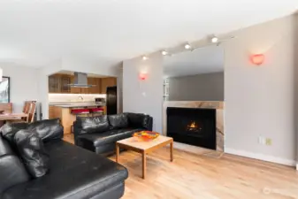 Living Room - Gas Fireplace