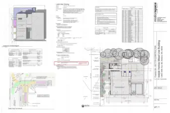 A copy of the complete building plans are available by email