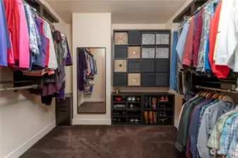 Large walk-in closet