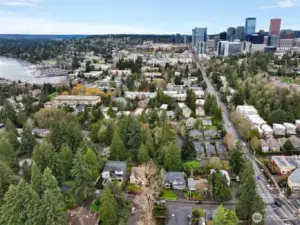 Walking distance to downtown Bellevue, parks, waterfront, light rail