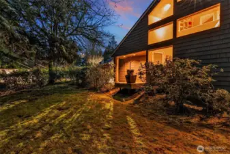 Nicknamed 'The Moon Cottage' due to the ability to follow the moon thru the windows and skylights thru out the night