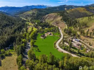 Set on nearly 2,300 front feet of Twisp Riverfront