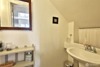 1/2 bath -  lower level