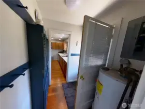 Water heater and electrical panel
