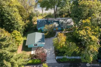 Over sized two car garage