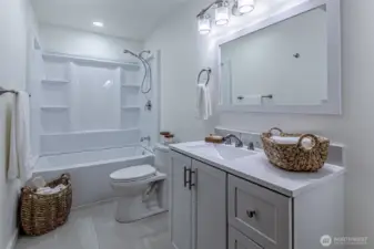 Downstairs full Bathroom