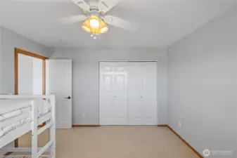 Nice sized closet in bedroom 2.