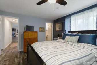 Opposite view of primary bedroom.