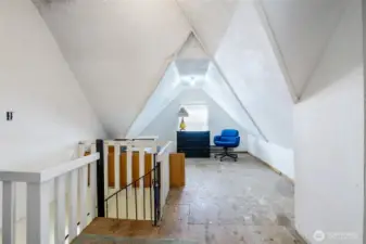 Lots of space upstairs too! Bonus area.