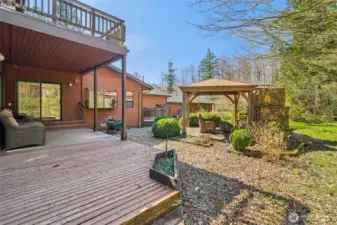 Expansive deck ideal for outdoor living and entertaining