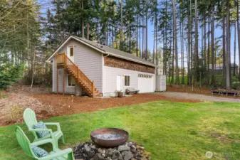 Home office space is at the top of those stairs.