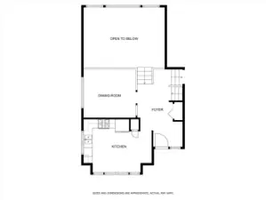 Main level floor plan