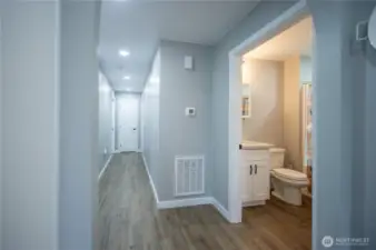 Wide hallway