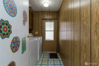 Laundry with outside access
