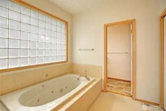 separate bathtub, shower and toilet