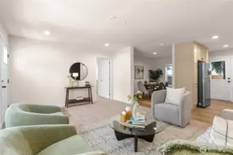 Easy access to formal dining area