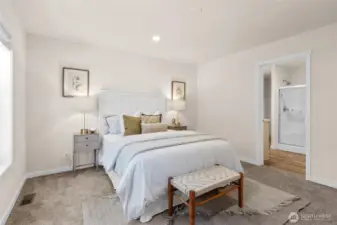 spacious master suite