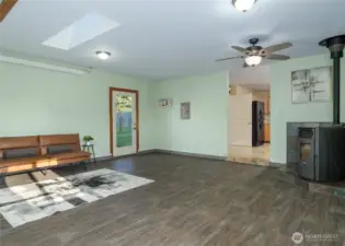 Room for office, gym, crafts