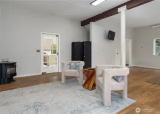 Open concept living space