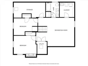 Floor plan Lower