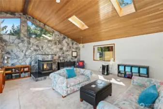 3 sided gas fireplace
