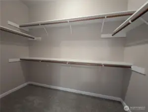 Primary Suite walk-in Closet