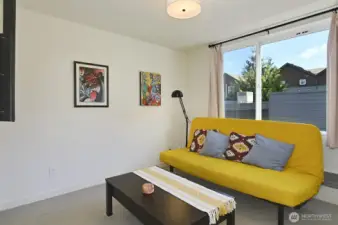 Two bedrooms and full bath on the second level.