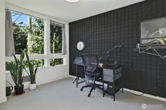 Two bedrooms and full bath on the second level.