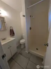 3/4 bath off the primary bedroom