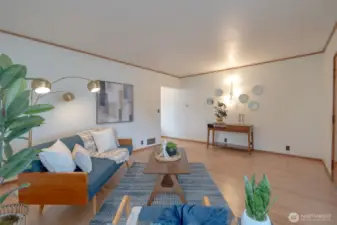 Original fir floors and wood trim.