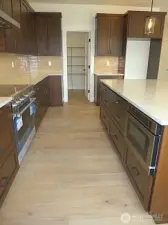 In Island microwave and 36 inch induction range.