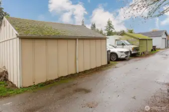 View of the alley access.