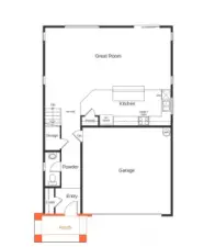 Artist Rendering Main Floor.