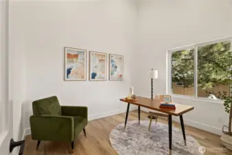 A versatile room that works beautifully as an office, creative space, or whatever suits your needs