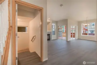 Access to the garage