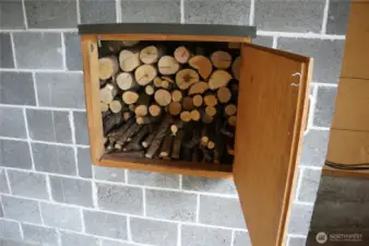 Pass through firewood