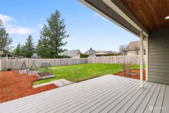 Raised garden beds with irrigation