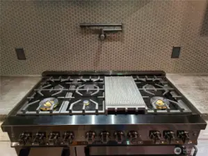 48" Double oven gas burner