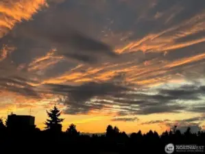 A great feature of Unit #45, is being on the quieter side of the complex facing the West with sunset views from your private balcony off the living room.