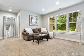 Second floor sitting area, reading nook or TB area