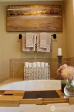 Beautiful soaking tub