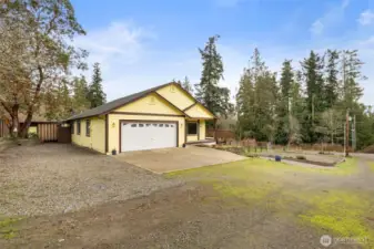 Level RV parking next to home