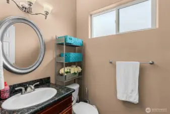 1/2 bath upper level