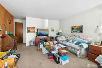 Living room from entrance door